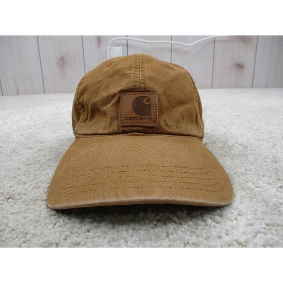 Carhartt Other - Carhartt Hat Cap Strap Back Brown Work Wear Adjustable Outdoors Mens